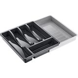 Box Up Uzayabilen, Kayar Kızaklı Raylı Sistem, Ayarlanabilir Pratik Çekmece Içi Kaşık ve Çekmece Düzenleyici Kaşıklık Organizer