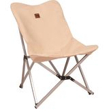 Box&Box Alüminyum Katlanabilir Kamp Sandalyesi, Piknik Sandalyesi, Taşıma Çantalı, Kumaş, Krem