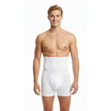 Boxer Korse Dr. Corset Erkek Boxer, Bel Karın Göbek Kalça Üst Bacak etkili topatlayıcı (Beyaz, S)
