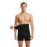 Boxer Korse Dr. Corset Erkek Boxer, Bel Karın Göbek Kalça Üst Bacak etkili topatlayıcı (Siyah, L)