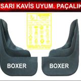 Boxer Sarı Kavisli Uyumlu Paçalık Çamurluk Tozluk