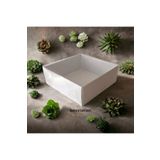 BOXSTATION 12x12x3 Altı Beyaz Üstü Asetat Kutu 200 Adet.