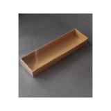 BOXSTATION 21.5x6x3 Asetat Kapaklı Kraft Kutu 25 Adet