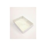 BOXSTATION 25x20x5 Asetat Kapaklı Beyaz Kutu 5 Adet
