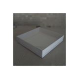 BOXSTATION 25x25x5 Asetat Kapaklı Beyaz Kutu 5 Adet