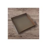 BOXSTATION 35x35x5 Asetat Kapaklı Kraft Kutu 5 Adet
