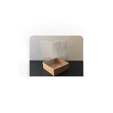 BOXSTATION 6x6x8 Asetat Kapaklı Kraft Kutu 25 Adet