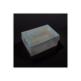 BOXSTATION 9x6x4 Full Asetat Fiyonk I?şlemeli Kutu 50 Adet