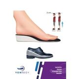Boy Uzatan Tabanlık 2 cm Ayakkabı Içi Asansör Taban Hava Yastıklı Tam Boy Yükseltici Gizli Tabanlık