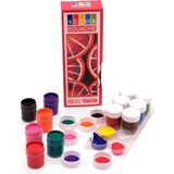 Boya 12 Renk x 20 ml Su Bazlı Tüp 1 Paket Südor Guaj Boya Seti Şişe Içerisinde 12 Li