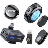 Boya 3-03 Kablosuz Type-C ve Lighting Yaka Mikrofon Sistemi