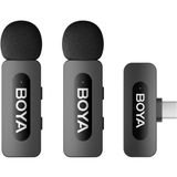 Boya BY-V20 Type-C Kablosuz Yaka Mikrofonu Kompakt Tasarım ve Gürültü Engelleme Özelliği