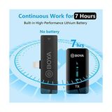 Boya By-Xm6-S3 Kablosuz Yaka Mikrofonu - Lightning - 1 GB - Acı Kahverengi - Option-1