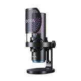 BOYA K5 Kablosuz Bağlantılı RGB Aydınlatmalı USB Condenser Mikrofon