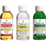 Boya Seti Yardımcı Malzemeler 3X100ML Boya Fırça Temizleyici - Kokusuz Terebentin - Yağı