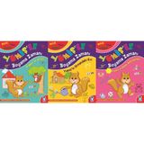 Boya Tanı Öğren Yumiş'le Boyama Zamanı 3 Kitap Set 4-5 Yaş (Yumiş'in Ailesi, Yumiş'in Ormanındaki Ev, Yumiş'in Oyun Arkadaşları)