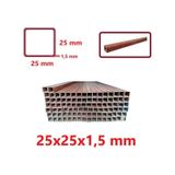 Boyalı 25 X 25 X 1,5 Mm Kutu Profil 25X25X1,5 Demir (1 Mt Fiyatı)