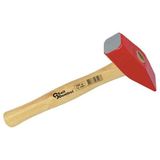 Boyalı Tesviyeci Çelik Çekiç 100 Gr, Ahşap Saplı - Lisinya - 001-Renkli
