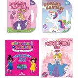 Boyama Çantası - Prenses miyim? Yoksa Cadı mı? - Prenses Boyama Kitabı 4'lü Set