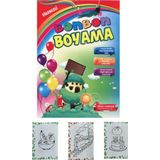 Boyama Kitabı Kalın 1 Adet 3-6 Yaşa Uygun Boyama Kitabı 64 Sayfa Çek Kopar Boya Bonbon Boyama Okul Öncesi Kreş Anasınıfı