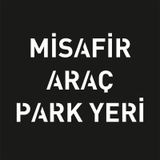 Boyama Şablonu Misafir Araç Park Yeri Alüminyum 100x100cm