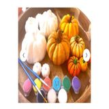 Boyama Set-dekoratif Kabaklar-yılbaşı Süs-hobi-aktivite-eğitici-yetişkin Hobi-okul-hediye-bahçe