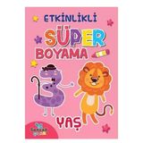 Boyama Zamanı Etkinlkli Süper Boyama 3 Yaş