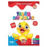 Boyama Zamanı Hayvan Dostlarımız - Yavru Hayvanlar Seviye 3 (4-5 Yaş)