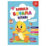 Boyama Zamanı Konulu Boyama - Mavikitap (3-4 Yaş)