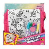 Boyanabilir Desenli Unicorn Sırt Çantası
