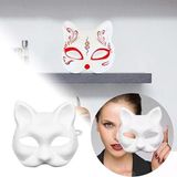 Boyanabilir Kedi Model Maske – Kendi Tasarımını Oluştur