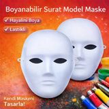 Boyanabilir Surat Model Maske – Lastikli | Kendin Tasarla P128594s3352