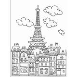 Boyanabilir Tablo Tuval paris 25x35 cm