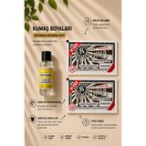 boyansa Kahverengi Orta kumaş boyası 2 adet + 1 adet sabitleme özel boyama seti ( pantolon , tişört , kıyafet vb )