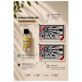 boyansa kumaş boyası 2 adet siyah + sabitleme özel boyama seti (pantolon ,tişört vb )