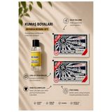 boyansa Lacivert Koyu kumaş boyası 2 adet + 1 adet sabitleme özel boyama seti ( pantolon , tişört , kıyafet vb )