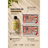 boyansa Turuncu kumaş boyası 2 adet + 1 adet sabitleme özel boyama seti ( pantolon , tişört , kıyafet vb )