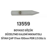 Boyasız Göçük Düzeltme Kalemi Naturel Mıknatıslı Çap 17X100mm Pdr 2,5 Düz İz