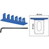 Boyasız Göçük Düzeltme Plastiği Mavi 6’lı Düz 40MM + L Kol
