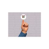 Boykot Ediyorum Sessiz Kalma Etiketi Boycotting Yuvarlak Mat Sticker 4 Cm (45 Adet)