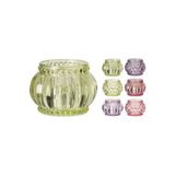 BOYNER EVDE Çok Renkli Cam Tealight Mumluk 6 Asorti