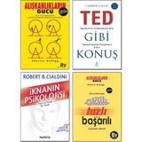 Boyner Yayınları – Alışkanlıkların Gücü + Yeni Dünyada Daha Akıllı Hızlı Başarılı / Charles Duhigg + Ted Gibi Konuş / Carmine Gallo + Iknanın Psikolojisi / Robert Cialdini - 4 Kitap Bireysel Gelişim