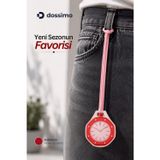 Boyol Pop Çanta Charm Unisex Aksesuar Saat D-Sport Pembe-Kırmızı D-400