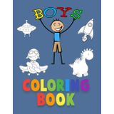 Boys Coloring Book