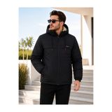 BOYS MANS Erkek Mont Kışlık Mont Kapüşonlu İçi Kürklü Ceket Günlük Mont Casual.