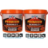 Boysat 30 kg Avantajlı Su Izolasyon Boyası Paket Uv - K Premium Silikonlu 15 kg x 2 Adet