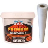 Boysat Avantajlı Paket Uv-K Premium Silikonlu Su Izolasyon Boyası 7.5 kg ve Taşıyıcı Izolasyon Keçesi