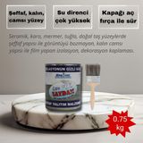 Boysat Izo Saydam Glass Seramik Karo Mermer Şeffaf Sıvı Cam Izolasyon Kaplaması 0.75 kg