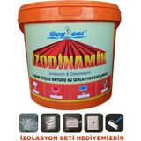Boysat Izodinamik 4 Renk Güçlü Örtücü Silikonlu Su Izolasyon Kaplaması 17 kg - Çim Yeşil