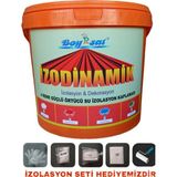 Boysat Izodinamik 4 Renk Güçlü Örtücü Silikonlu Su Izolasyon Kaplaması 17 kg